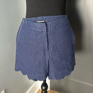 ALICE COLLECTION Navy Textured Shorts
